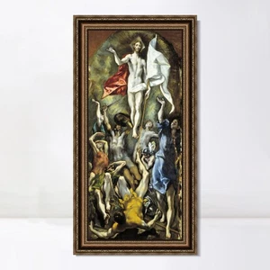 Framed Canvas Art Giclee Print Resurreccion Prado by El Greco Home Office Decor - Picture 1 of 16