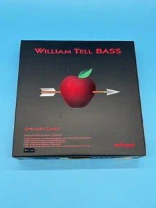 Cables de altavoz AudioQuest William Tell BASS; par de 8 pies; 72 V DBS - Imagen 1 de 4