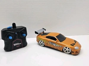 Fast & Furious Brian's Toyota Supra Turbo Boost R/C Remote Control Car Jada - Picture 1 of 3