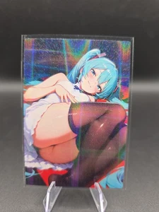 Hatsune Miku Anime Waifu Card Doujin ACG Goddess Holo - Picture 1 of 4