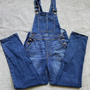 J.Crew Overalls Womens XXS Blue Cotton B Stretch Adjustable Straps Pocket Denim - Picture 1 of 6