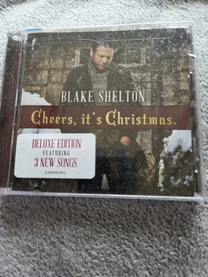 Blake  Shelton Cheers  It's Christmas CD Deluxe Addition New Sealed Hype Sticker Foto 1 de 3