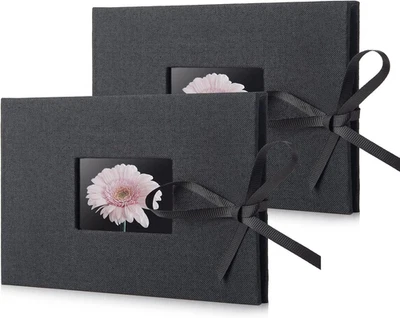 Paquete de 2 álbumes de fotos pequeños 4x6, cada álbum de fotos contiene 24 fotos horizontales,... Foto 1 de 4