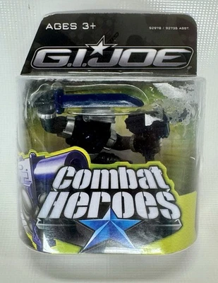 Hasbro G.I. Boneco de ação Joe Combat Heroes Snake Eyes 2008 novo lacrado - Imagem 1 de 3