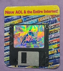 AOL America Online For Windows Version 3.0 Sealed 3.5” Floppy Disk - Picture 1 of 5