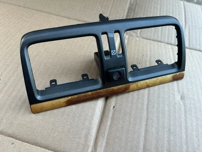 1998-2000 Lexus LS400 Center Dashboard Dash Air Vent Trim Hazard Woodgrain OEM - Image 1 of 2
