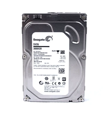 Seagate ST3000VX000 VS35 3.5" 3TB 7200RPM SATA III Surveillance Hard Drive r884 - Image 1 of 2