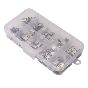 100Pcs/Lot 10Models Type-C USB Charging Dock Connectors Mix 6Pin and 16Pin2939 - Picture 1 of 6