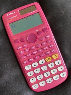 Casio fx-300ES Plus Pink Scientific Calculator – Excellent Condition - Image 1 of 2