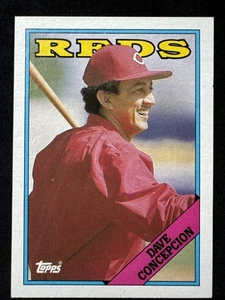 ⭐🦄 1988 Topps #422 Dave Concepción – Cincinnati Reds SS Veteran 🆓📦 - Picture 1 of 2