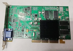 ATI Radeon 7000 AGP VGA 32MB GRAPHIC CARD - Picture 1 of 3