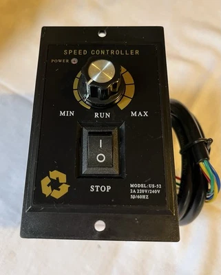US52 AC Motor Speed Controller 220/240v 400W 50Hz/60Hz - Image 1 of 4