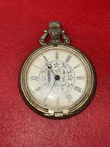 Funktioniert - Vintage Westclox mechanische Taschenuhr zum Aufziehen - Bild 1 von 9