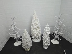 Set di 5 confezioni.  Confezione Albero Di Natale Bianco - Foto 1 di 6