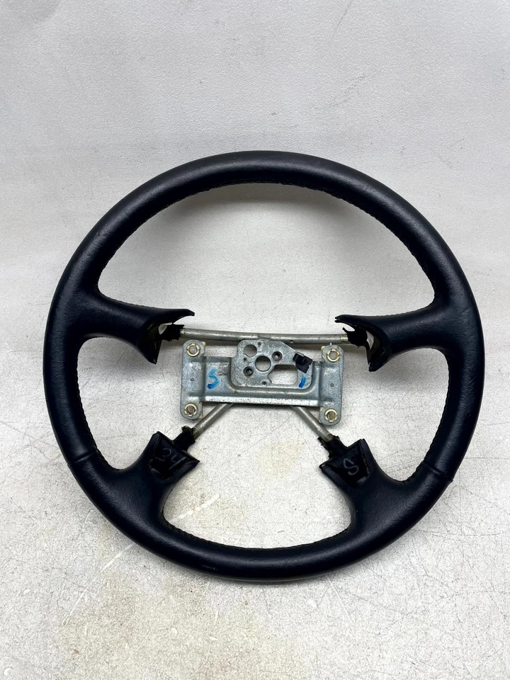 Volante Chevrolet Suburban 1996 1997 1998 couro preto fabricante de equipamento original - Imagem 1 de 4