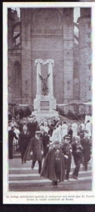 1933  --  RODEZ  CORTEGE PRESIDENT MOMUMENT MORTS  M610 - Imagen 1 de 1