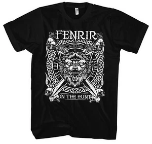 Sons of Ragnar Fenrir T-Shirt | Walhalla Wikinger Odin Vikings Wodan Thor - Bild 1 von 6