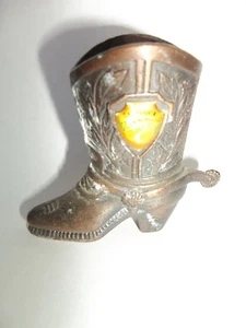 CALIFORNIA BRONZE COWBOY BOOT - Picture 1 of 2