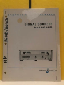 HP 08614-90002 Signal Sources 8614B/8616B Operating and Service Manual - Picture 1 of 2