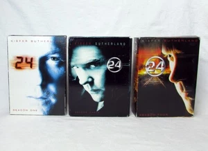 24: SEASONS 1, 3, 4 - DVD Kiefer Sutherland LOT TV Show Drama Action - Picture 1 of 10