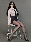 1/6 Sexy Large Breast Office Secretary Girl Head Body Clothes Action Figure Doll