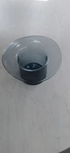 Sektkühler, Bowle, Vase,  Glas, Form von Zylinder Hut - Bild 1 von 4