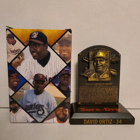 David Ortiz 2022 HOF Plaque Wisconsin Timber Rattlers/Boston Red Sox Cover