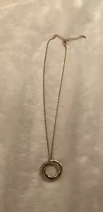 Double O’s Gold Tone Necklace - Picture 1 of 5