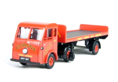 Pocketbond EM76505 Jen-Tug Artic & Dropside Trailer "Corona Family Drinks" NEW - Image 1 of 4