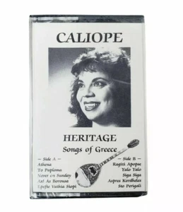 Caliope Heritage Songs Of Greece Cassette Tape HTF Very Rare - Picture 1 of 6