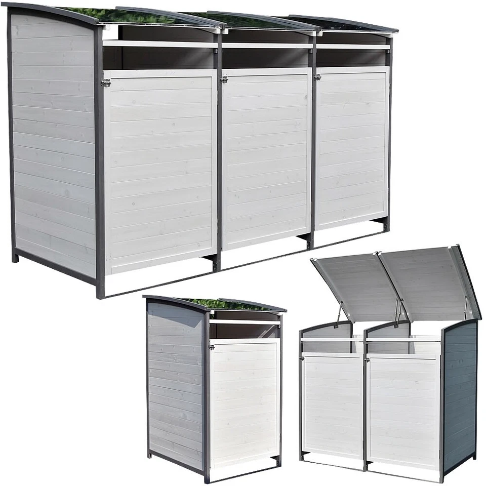 Dustbin Box Double Box Dustbin Cover Dustbin 240 L Garden Box Mounting Box - Image 1 of 1