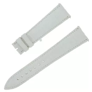 Franck Muller 25B 20 - 16 mm White Alligator Leather Men's Watch Band - Picture 1 of 2