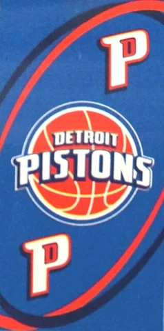 NBA Detroit Pistons McArthur 30" x 60" Fiber Reactive Beach Pool Dorm Towel NEW! Cover