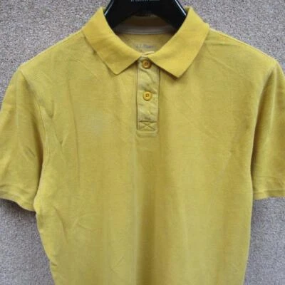 LL BEAN MENS SHORT SLEEVE BUTTONED POLOSHIRT SIZE M REF (NC02326) - Image 1 of 4