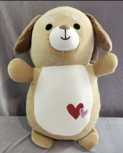 NEW Duffy Squishmallows Hug Mees 18" Valentine's Dog Plush Stuffed Toy 2023 - Picture 1 of 4