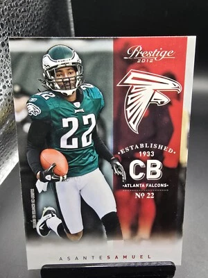 Asante Samuel 2012 Panini Prestige #147 - Atlanta Falcons  - Image 1 of 2
