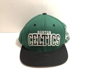 Boston Celtics NBA Mitchell &Ness hardwood Classics adjustable snapbackl Hat - Picture 1 of 5