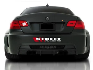 STREET RACING Decal Sticker sport car bumper logo emblem motorsport performance - Bild 1 von 8