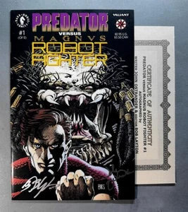 PREDATOR vs. MAGNUS ROBOT FIGHTER 1 (NM-) SIGNED by JOHN OSTRANDER & BOB LAYTON* - Picture 1 of 8