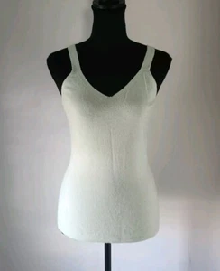 Escada women's light baby green tank top wool cashmere silk soft size 36/US S - Picture 1 of 10