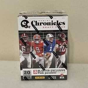 Panini Chronicles Draft Picks 2021 caja bláster de fútbol americano NFL 3 rosa paralelo - Imagen 1 de 7