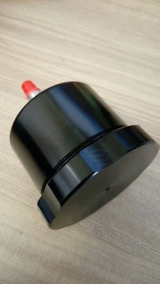 Remote brake fluid reservoir master cylinder billet aluminum pedal box black - image 1 of 3