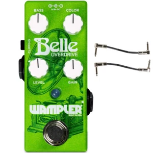 Wampler Belle Mini Compact 9v-18v Overdrive Guitar Effect Pedal w/ Patch Cables - Picture 1 of 2
