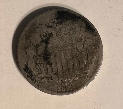 1871 Philadelphia Shield Nickel Cover