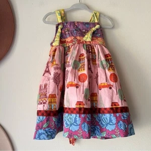 Matilda Jane Secret Fields Stadt der Lichter Knoten Kleid Kleinkind Größe 2 - Bild 1 von 7