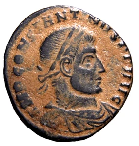 Constantine I the Great (307/10-337) follis RP Mint of Rome Sol Roman Coin wCOA - Picture 1 of 4