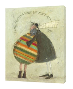 Sam Toft - Remembering When We First Met -60x80cm Canvas Print Wall Art WDC45307 - Picture 1 of 1