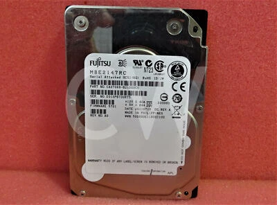 MBE2147RC Fujitsu ENTERPRISE 146GB 15K RPM 6Gb/s 2.5" SAS HDD Hard Drive - Image 1 of 2