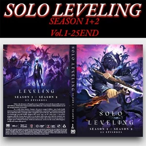 Solo Leveling DVD Season 1+2 Vol.1-25 END Complete Anime TV Series All Region - Picture 1 of 4