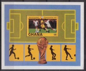 127.GHANA 1982 STAMP M/S WORLD FOOTBALL CHAMPIONSHIPS . MNH - Picture 1 of 1